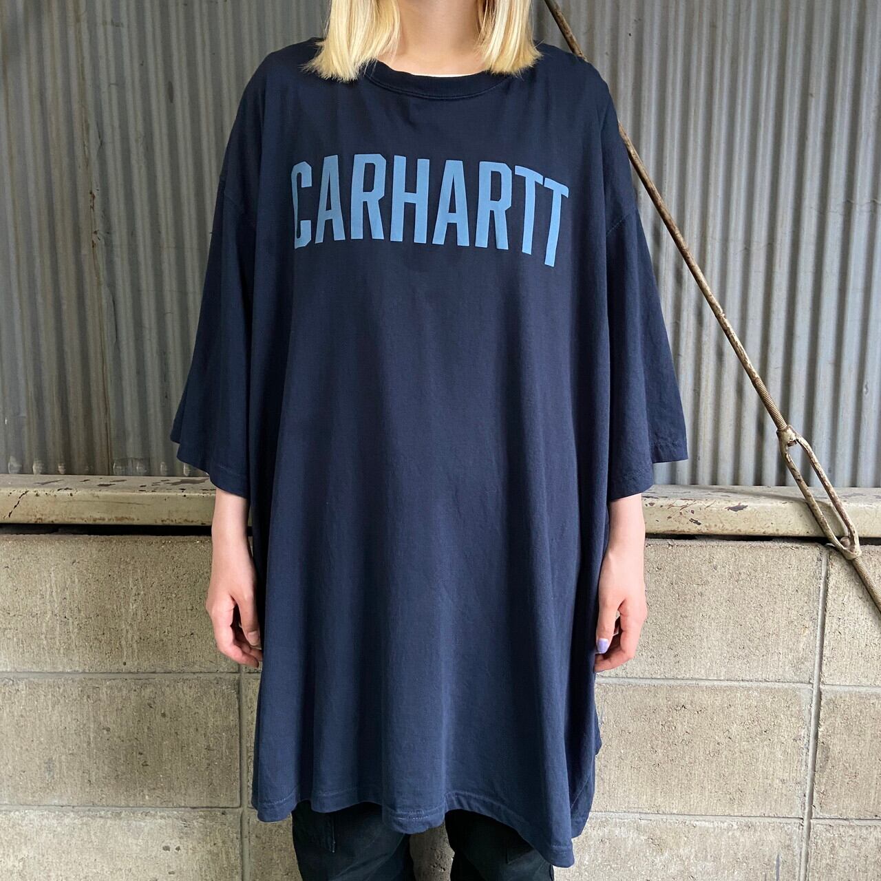 正規品安い carhartt カーハート ロゴ ネイビー USA古着 90s ライトダウン ジャケット メンズの通販 by  グーニーズクロージング｜カーハートならラクマ