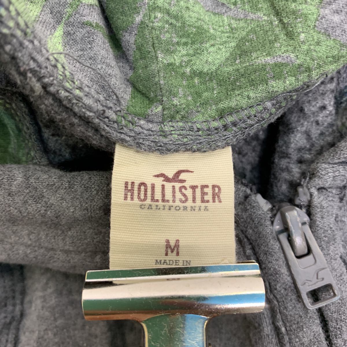 ホリスターHOLLISTERチェック柄ボアシャツジャケットメンズS一点のみ