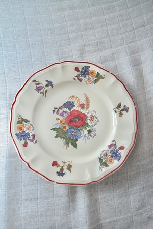 Sarreguemines France Agreste Plate (M) / 1920–60s