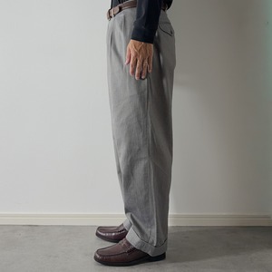90s Polo by Ralph Lauren Herringbone cotton trousers [W32.5L26相当] 古着