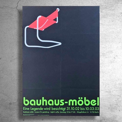 『BAUHAUS/マルセル・ブロイヤー』2003年ドイツでの展示ポスター