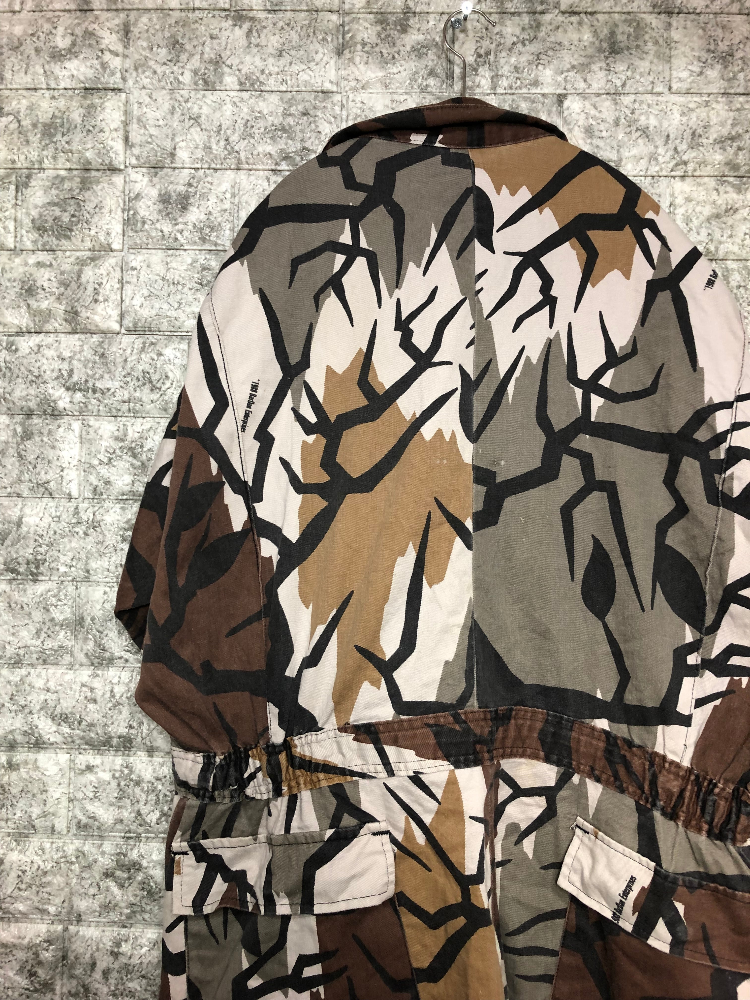 希少 1980s USA製 PREDATOR CAMO プレデターカモ 迷彩 つなぎ ...