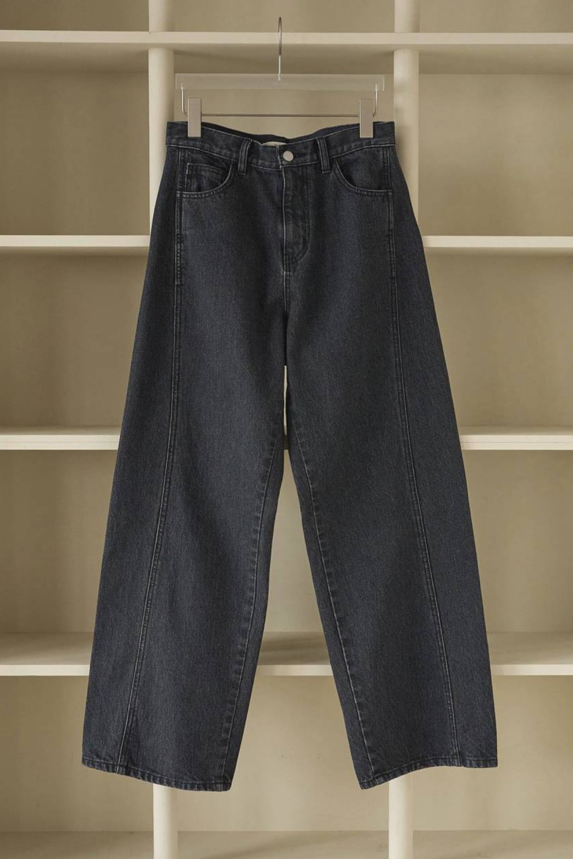 ànuke Panel Black Denim パネルブラックデニム Black
