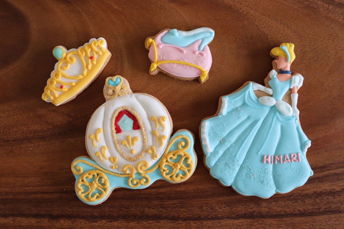 シンデレラbox 名入れオプション有 アイシングクッキー アイシングクッキー Berry Deco