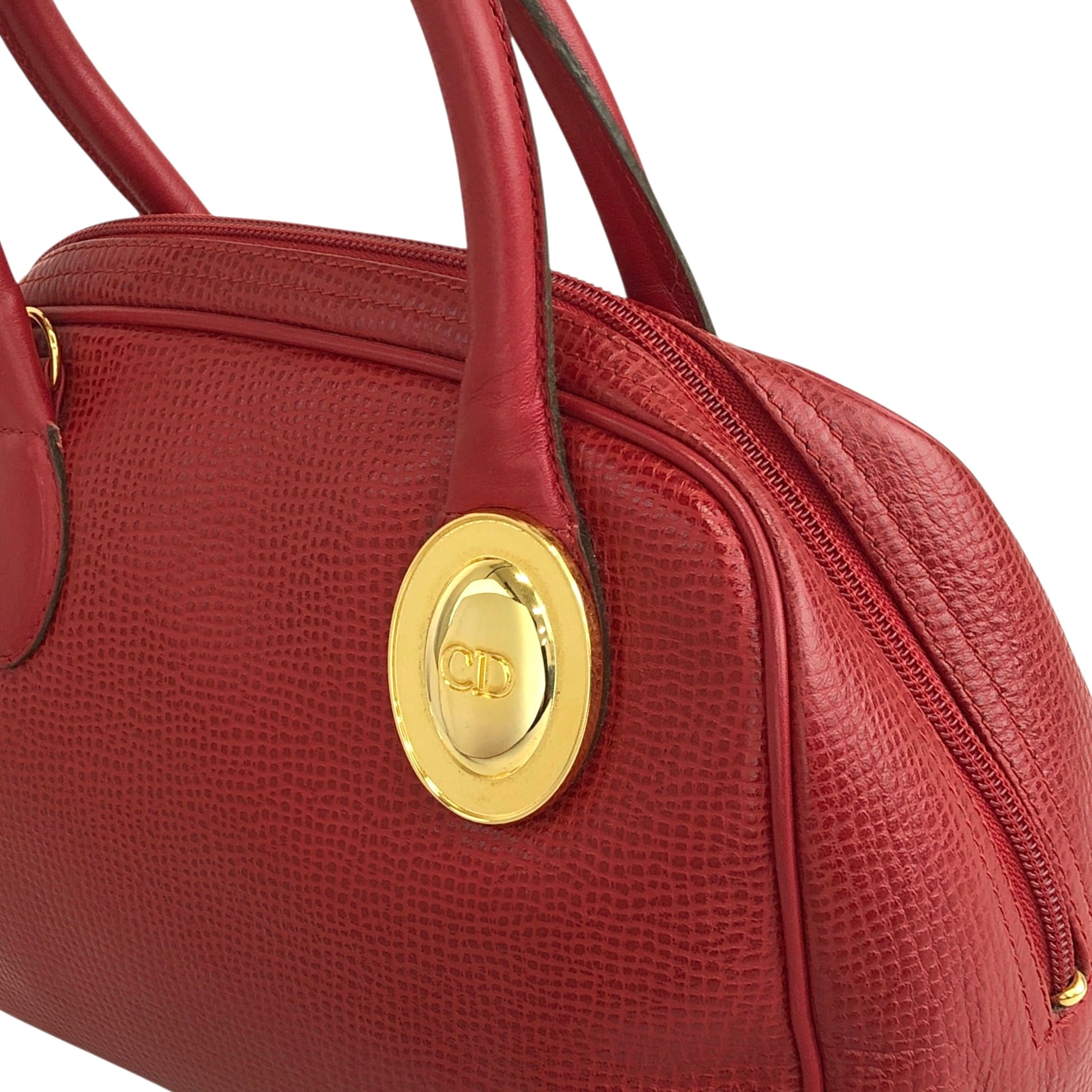 Christian Dior クリスチャン ディオール ハンドバッグ 2way レッド