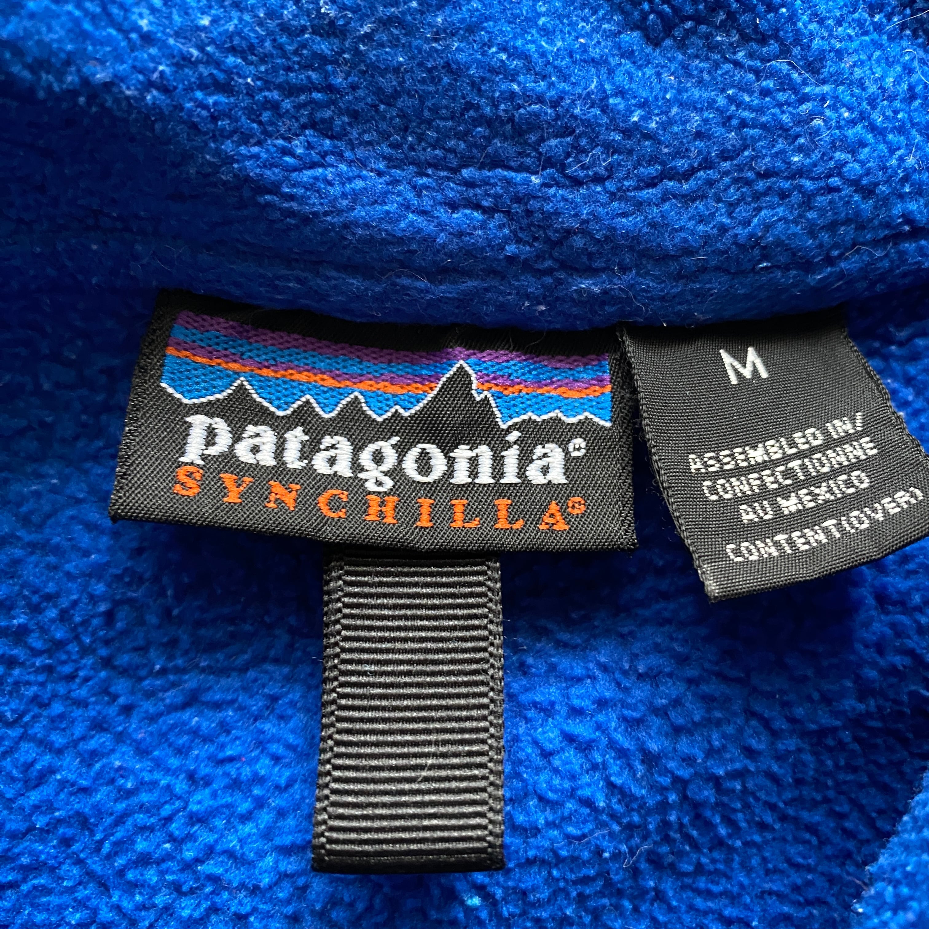 Patagonia パタゴニア シンチラ フリース ハーフジップ ブルー-