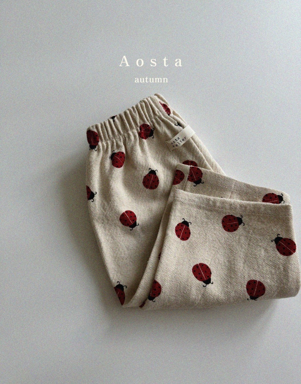 【Aosta】オータムチノパンツ 70~110cm  てんとう虫240811 - 2