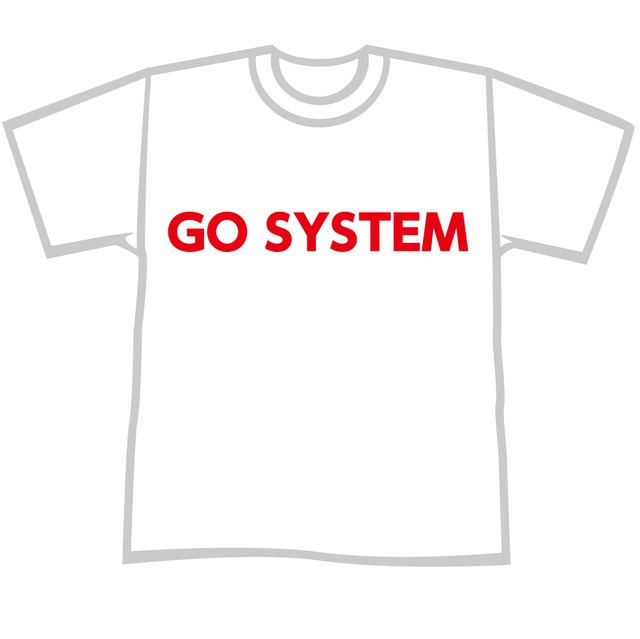 GOSYSTEMスタッフTシャツ（ホワイト）