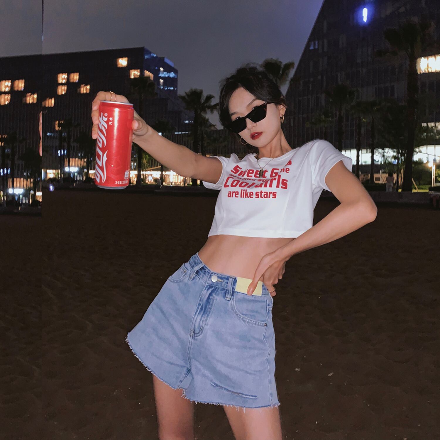 薄手ハイウェストショーツ パンツ ブルマー HUCHUJING79110666481