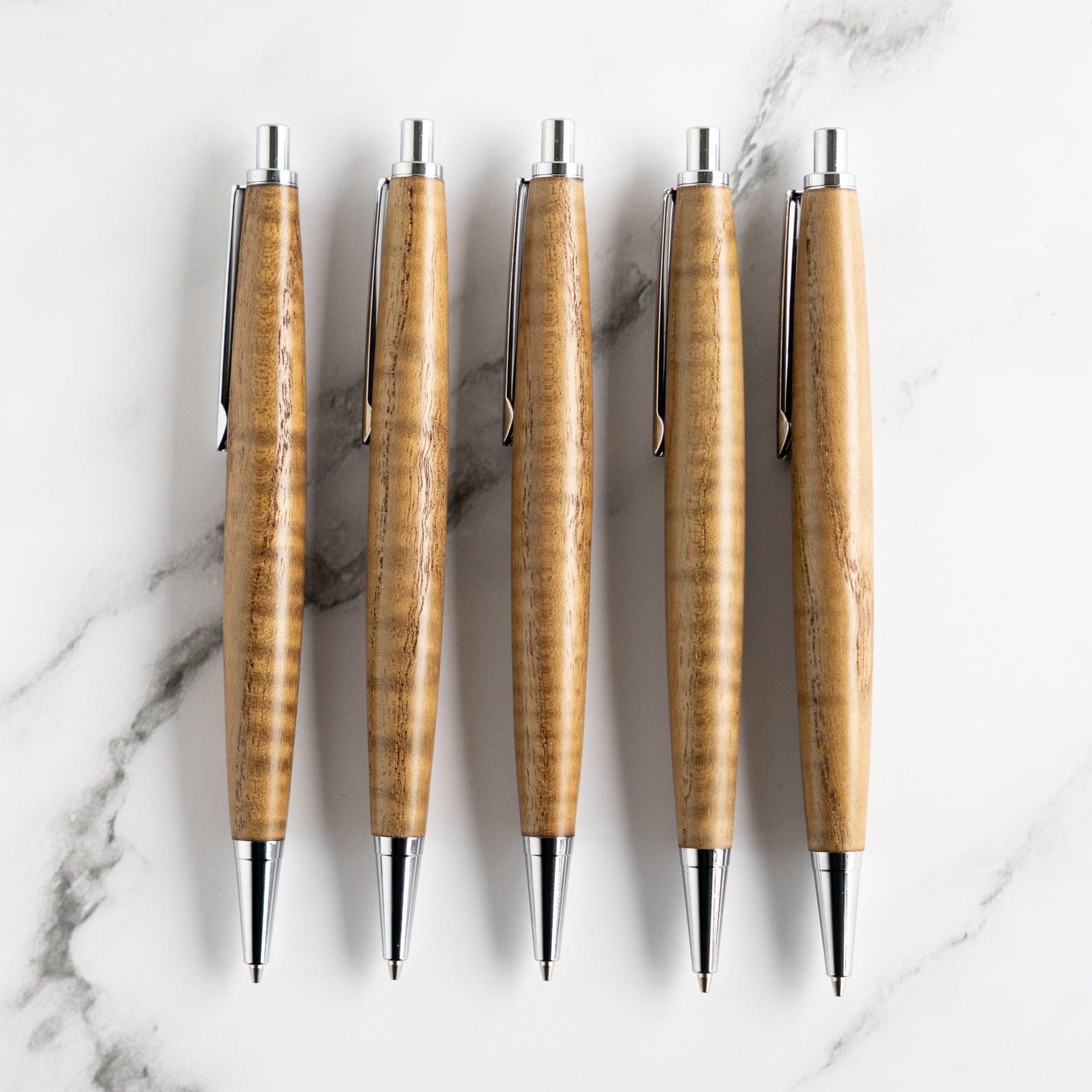 杢軸シャーペン】きはだ（黄檗） 「縮み杢」極上 / 0.5mmシャープ