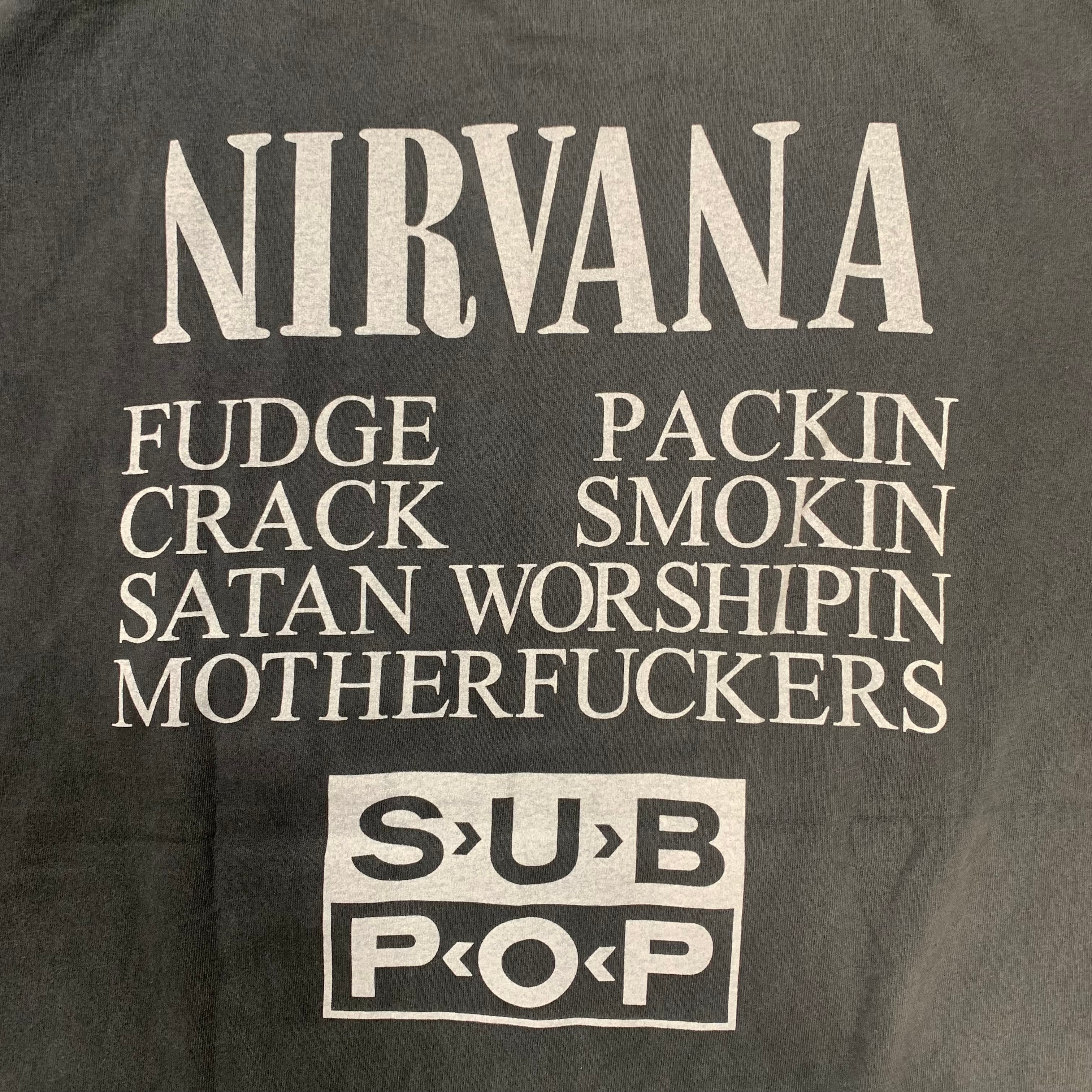 11561 NIRVANA Tシャツ ロックTシャツ バンドT 両面 L | San Fernando
