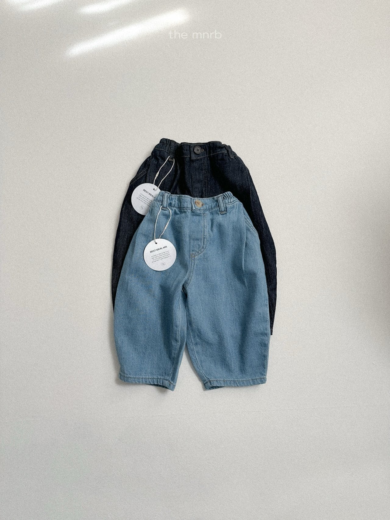 turtle pin tuck denim【minirobe】※3月中旬発送予定