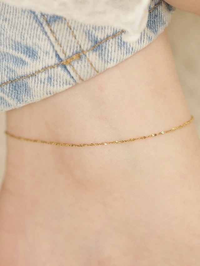 316L briller chain anklet  #a20