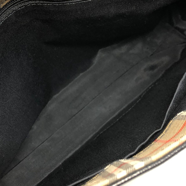 BURBERRY バーバリー ノバチェック ショルダーバッグ ブラウン フラップ vintage ヴィンテージ オールド 3yxs46