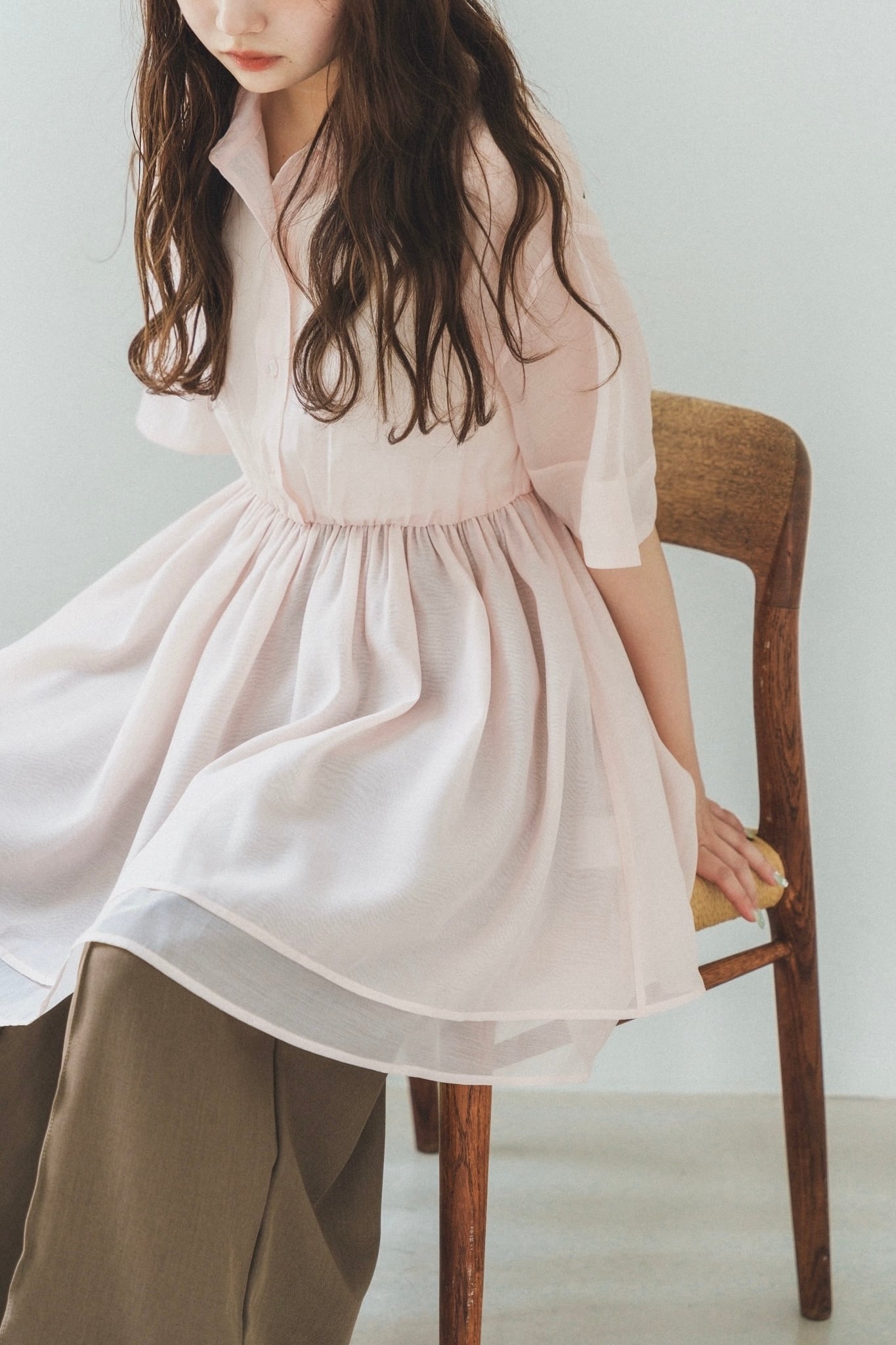 シアーフレアシャツ