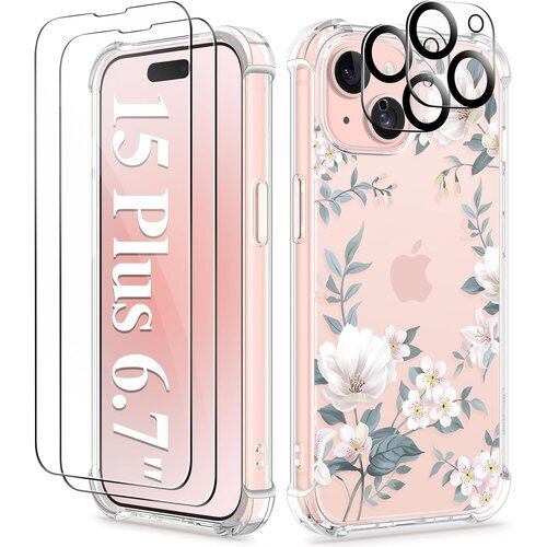 新品》 GVIEWIN 5 in 1 iPhone 15 Plus用 ケース 6.7インチ専用 2枚 