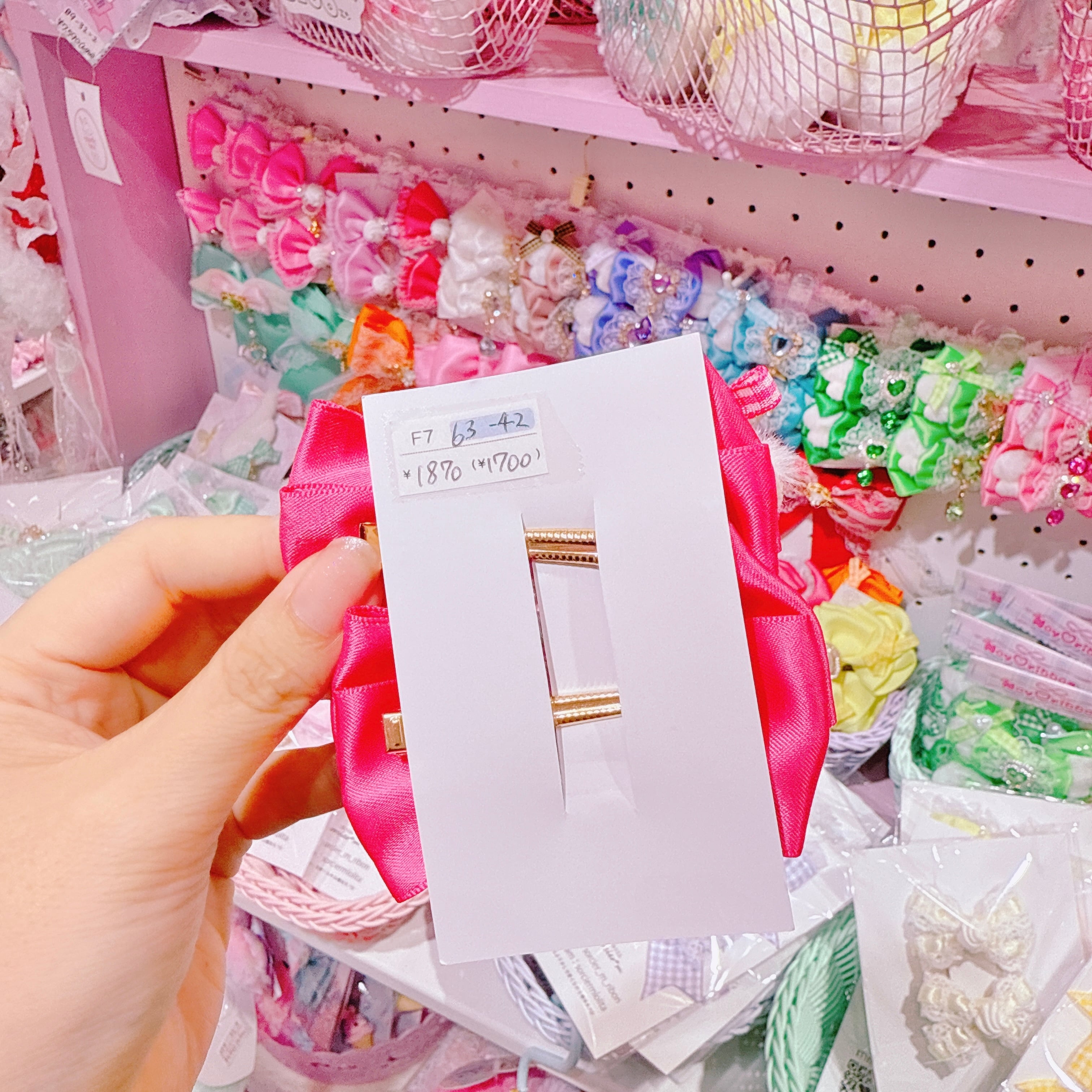 【F7】63-42推し活ツインヘアクリップ