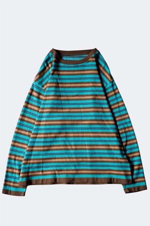crepuscule "rroomm exclusive" 【BORDER PULLOVER / BROWN&GREEN】