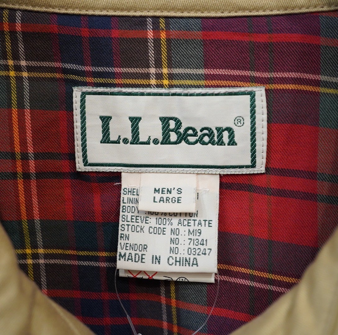 l.l.bean llbean エルエルビーン ドリズラージャケット L/スイング