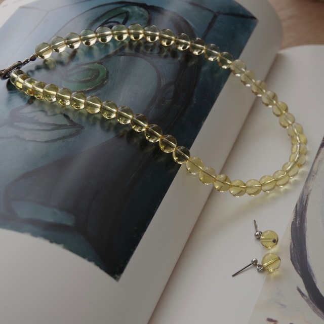 citrine  necklace