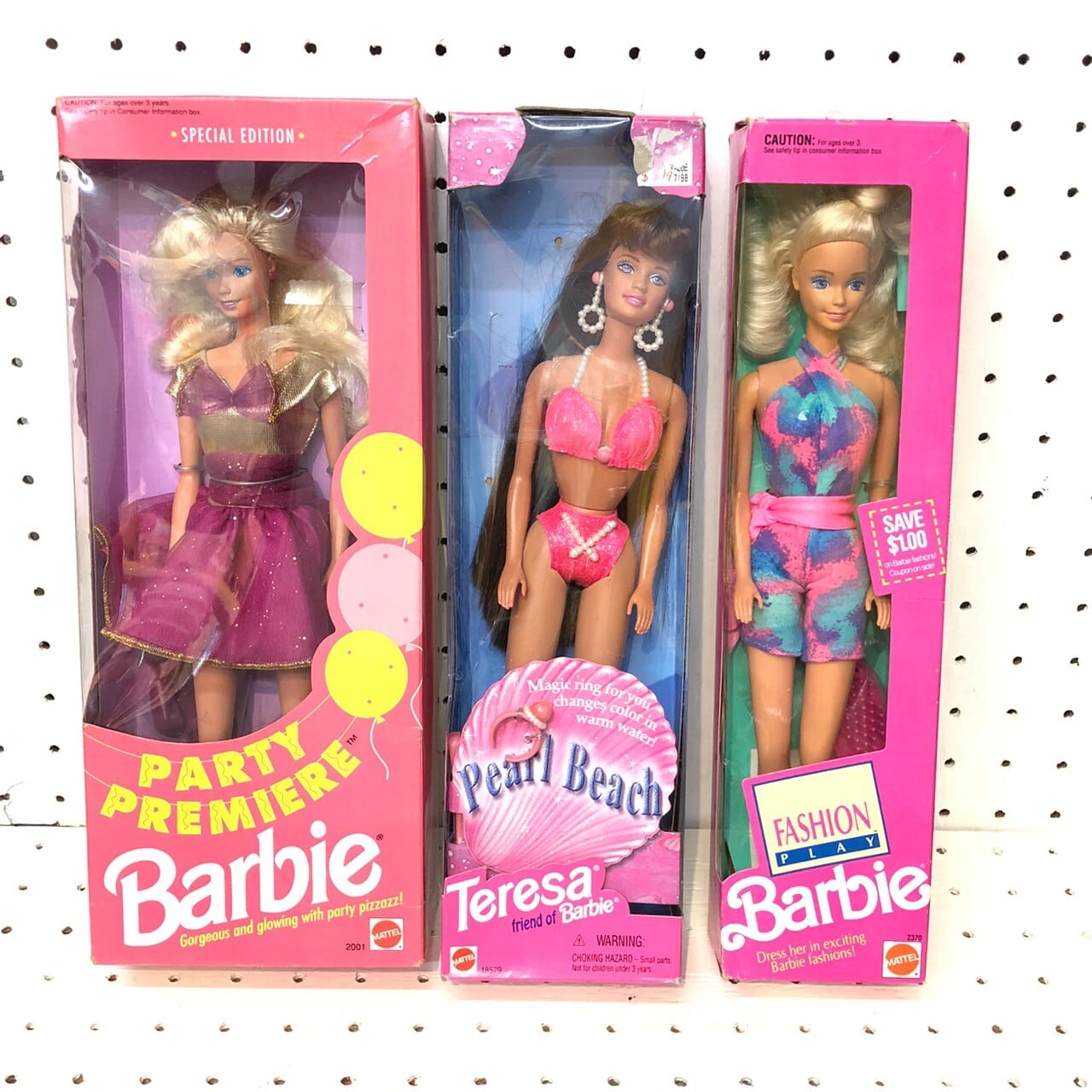 90s バービー人形 US版 パーティードレスアップ バービー マテル社 / Barbie Party Premiere Special  Edition 1992 Mattel | THE PUPPEZ☆e-shop　/ ザ　パペッツ松本-WEBショップ powered by BASE