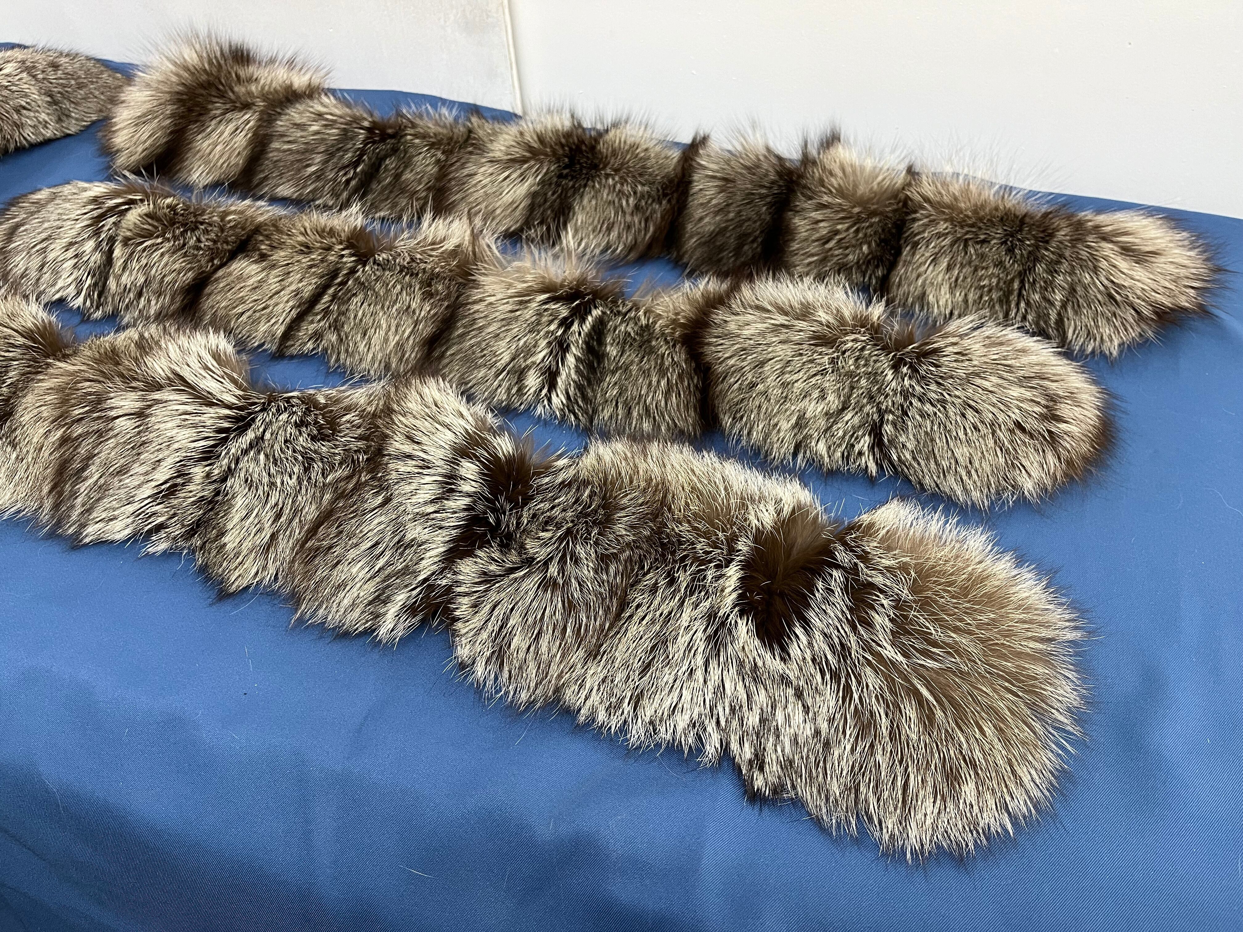 NORFA 【高級毛皮】リアルファー　グレー系 NORFA 【高級毛皮】リアルファー グレー系 NORFA 【高級毛皮】リアル