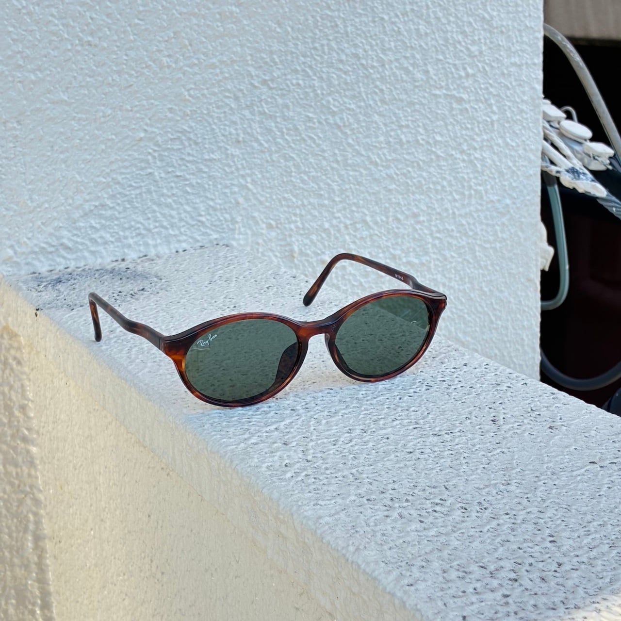 90s Bausch & Lomb Ray-Ban》W1946 / オーバルサングラス / G-15