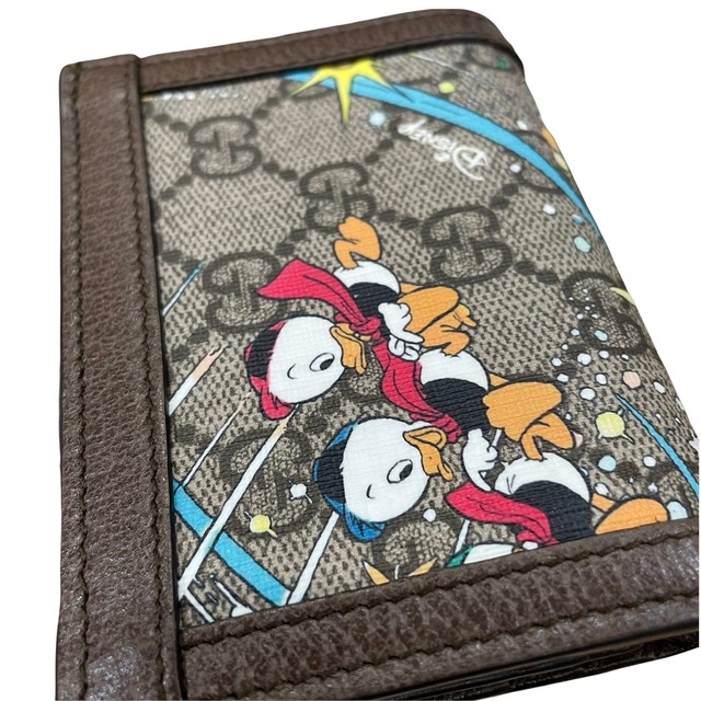 GUCCI  Disney 財布 ミニウォレット 648121 コラボ ドナルドダッグ