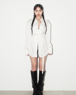 Masculine reveal shirt -White / MOOL