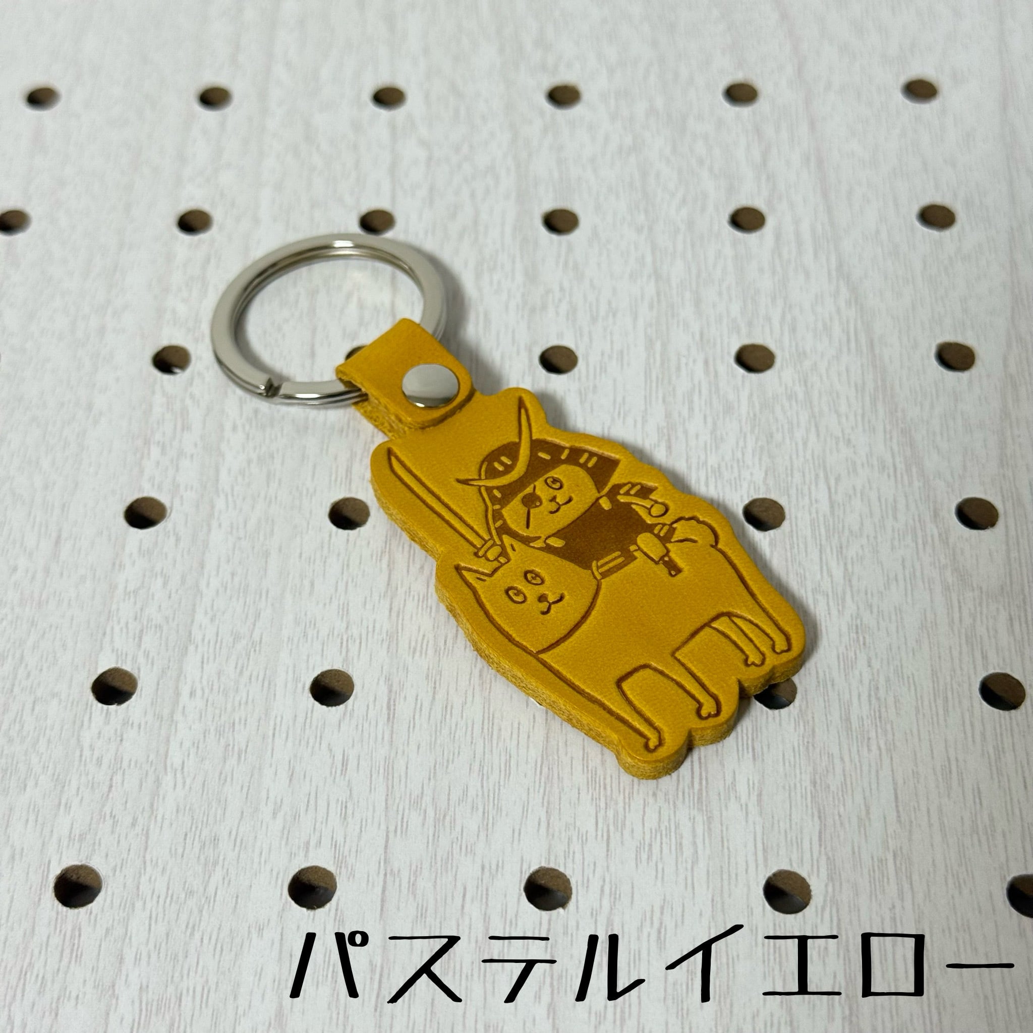 ネコムネandシバ 革キーホルダー | TORCH-Online Shop-