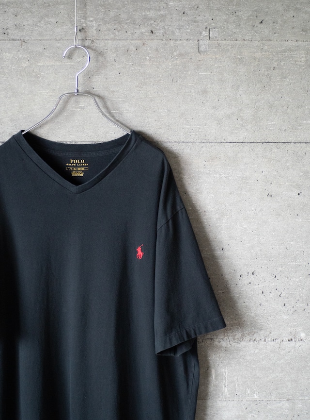 "POLO RALPH LAUREN" used V-neck t-shirt