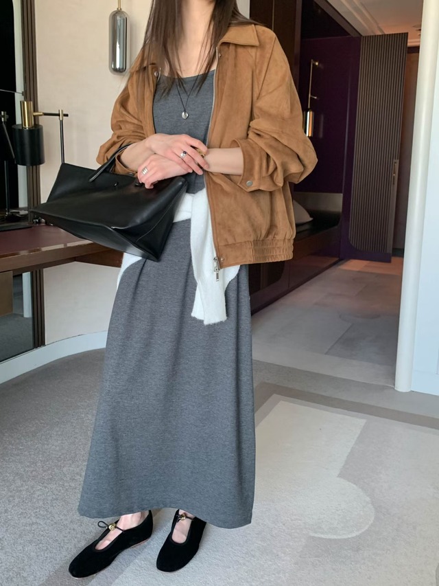 (予約) AREING / Rose layered dress 3color