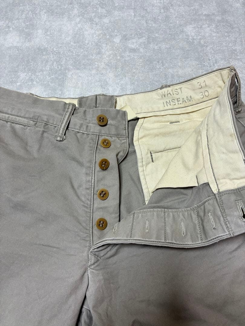 RRL コットンツイル チノパンツ グレー W31 RRL コットンツイル チノパンツ グレー W31 | CHASE