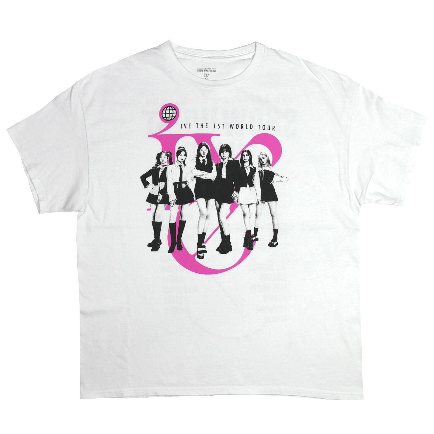 USED【XL】IVE THE 1ST WORLD TOUR SHOW WHAT I HAVE Tee / STARSHIP Entertainment