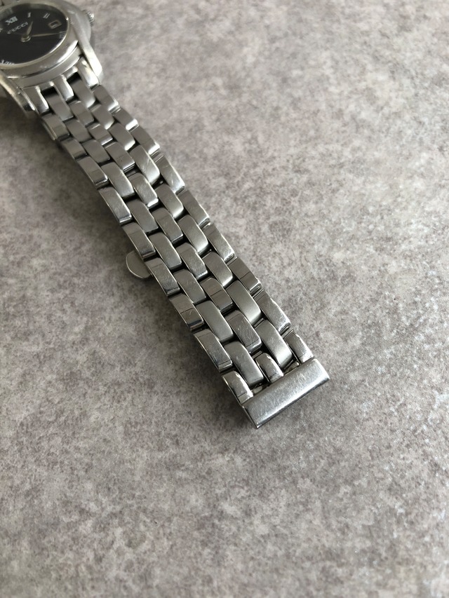 GUCCI グッチ 腕時計 シルバー ステンレススチール クォーツ　5500L vintage ヴィンテージ オールド w75vg2