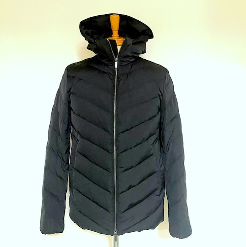 Quilting Down Hooded Blouson　Black