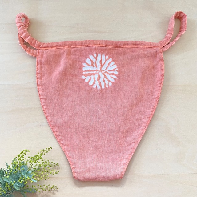 革の藍絞り染 hear accessary KAZAGURUMA