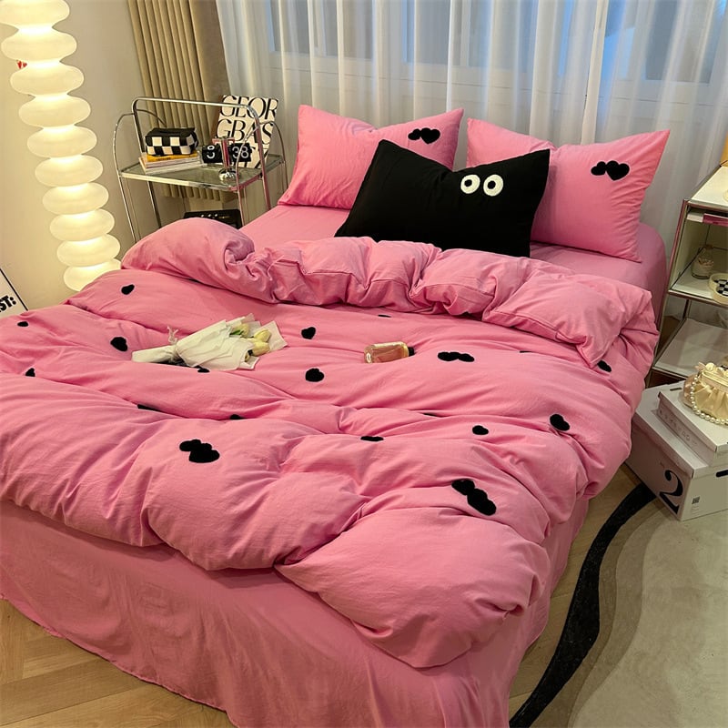 ピンク フリース セミダブルカバーセット 【公式通販】