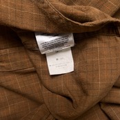 Columbia コロンビア チェック柄 BD 長袖シャツ M/ブラウンベージュ/アウトドア/インド綿