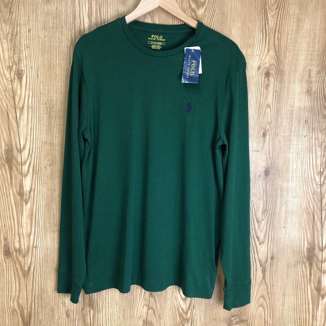 タグ付 POLO RALPH LAUREN ワンポイントロゴ ロンT メンズSサイズ ポロ 