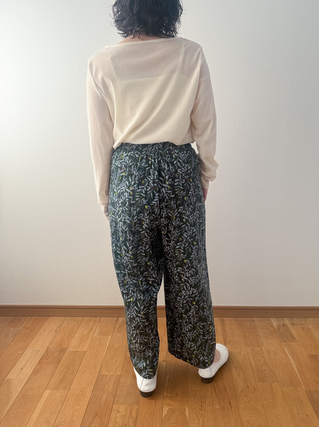 OLIVE｜ オーガニックコットンワイドパンツ