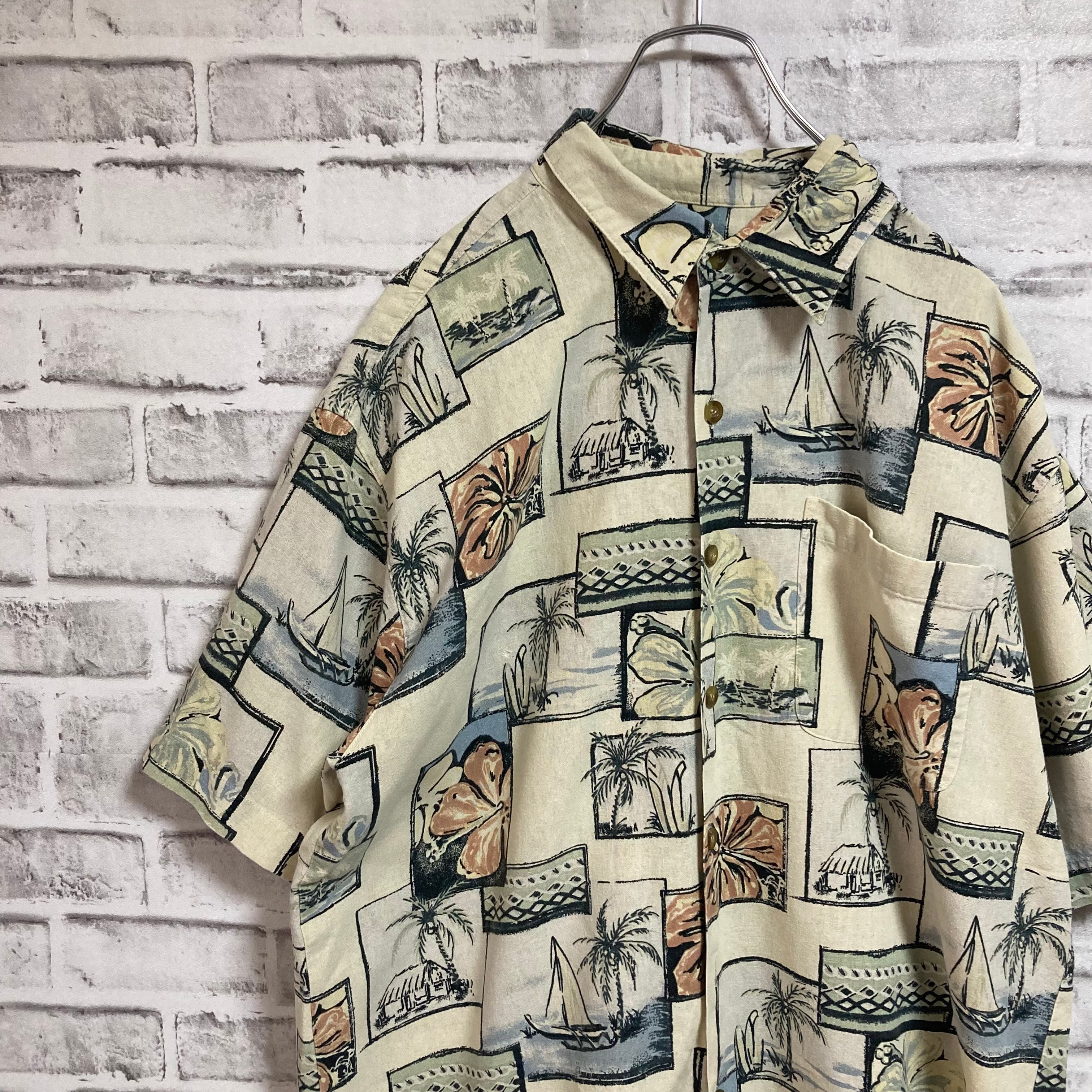 Vintage ビンテージ アロハシャツ シルク Aloha アメリカ US