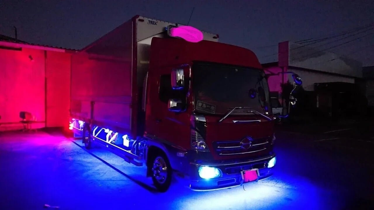 24V トラック LED チップマーカー タイヤ灯 作業灯 路肩灯 ピンク 80 24V トラック LED チップマーカー タイヤ灯 作業灯 路肩灯 ピンク 80