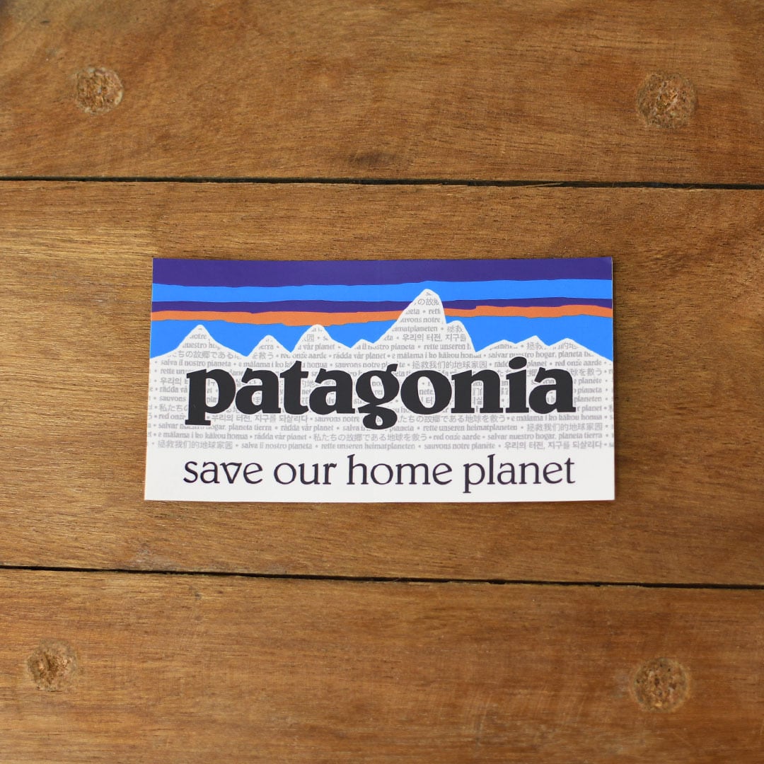 【非売品】店舗用　Patagonia パタゴニア　看板/サインボード　紙製 Patagonia [パタゴニア正規代理店] P6 (save our) Sticker [STK32