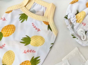【ZOOBICO】Cooling Ice Mesh Sleeveless(yellow/pink)
