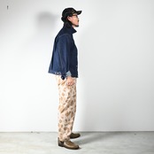 BOWWOW(バウワウ)DUCK HUNTER CAMO FIELD PANTS (裏側)コーディネート