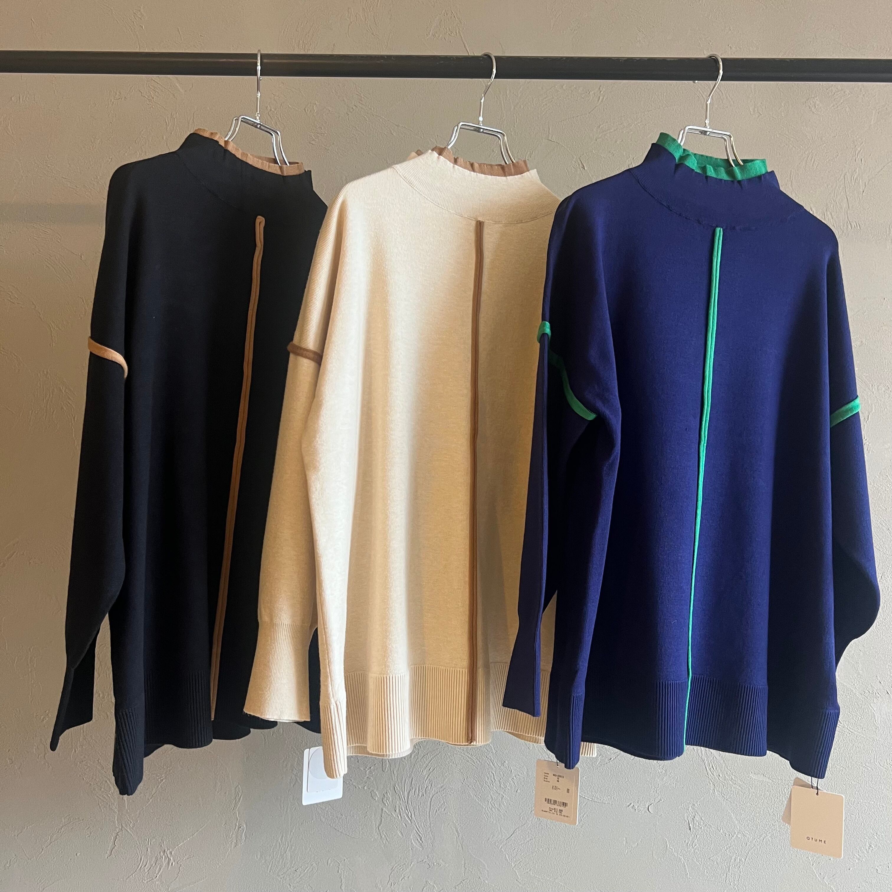 ENFOLD エンフォルド CASH TOUCH ニットプルオーバー ENFOLD CASH TOUCH レイヤーカフプルオーバーニット - メルカリ