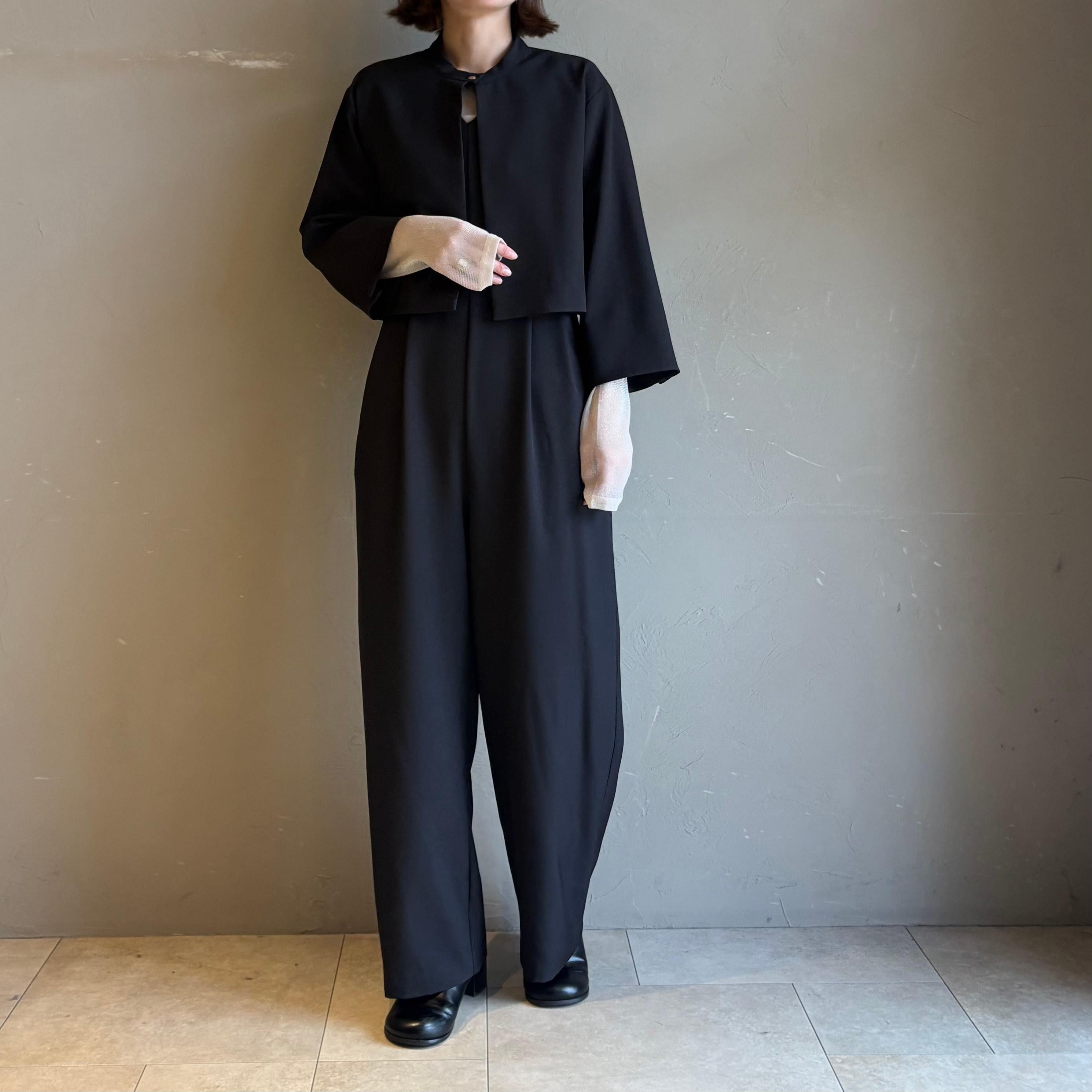 CHIGNON 】ジャケット付きサロペット（BLACK） | valance 福井