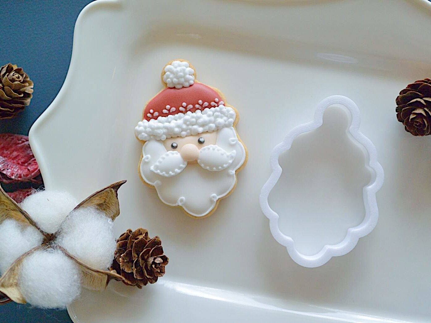 サンタのお顔 / Santa Claus face【クッキーカッター cookie cutter