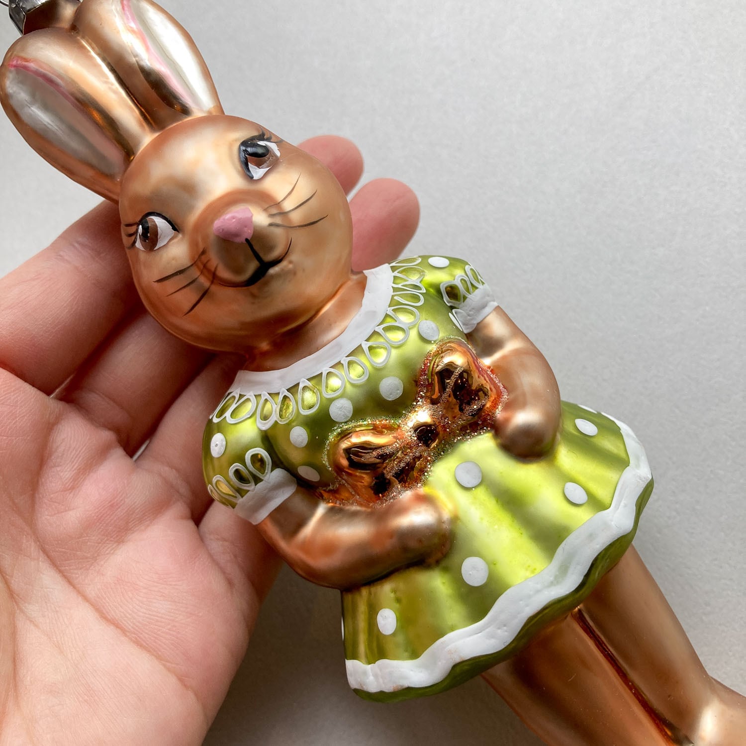 再入荷〉ウサギのドイツ製ガラスオーナメント | Dua-アクセサリー